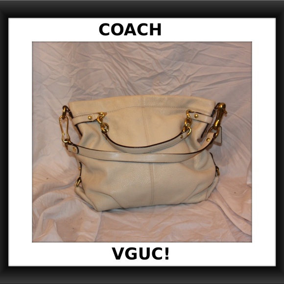 COACH F17165 Brooke White (Cream) Leather Handbag - Picture 1 of 8